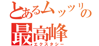 とあるムッツリの最高峰（エクスタシー）