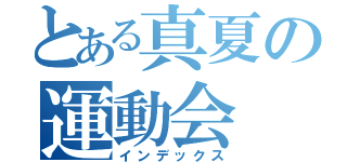 とある真夏の運動会（インデックス）