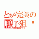 とある完美の鴨子狙擊（神奇鴨子狙擊手？）