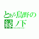 とある烏野の縁ノ下（ウイングスパイカー）