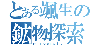 とある颯生の鉱物探索（ｍｉｎｅｃｒａｆｔ）