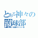 とある神々の蹴球部（佐屋中サッカー部）