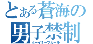 とある蒼海の男子禁制（ボーイミーツガール）