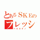 とあるＳＫＥのフレッシュ総長（ハルカオノ）