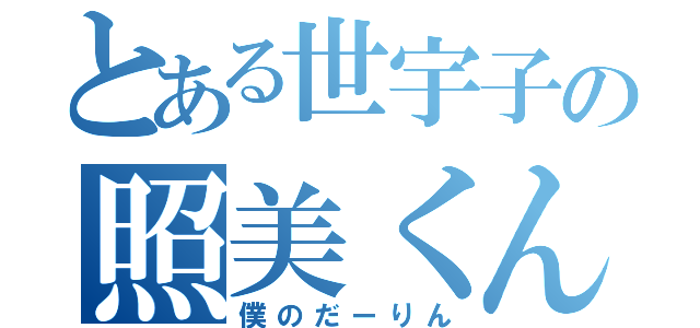 とある世宇子の照美くん（僕のだーりん）