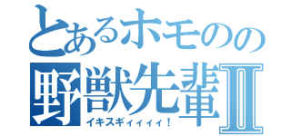 とあるホモのの野獣先輩Ⅱ（イキスギィィィィ！）