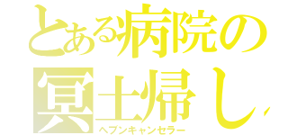 とある病院の冥土帰し（ヘブンキャンセラー）