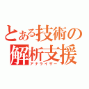 とある技術の解析支援（アナライザー）