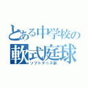 とある中学校の軟式庭球部（ソフトテニス部）