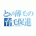 とある薄毛の育毛促進（アートネイチャー）