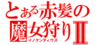 とある赤髪の魔女狩りⅡ（イノケンティウス）