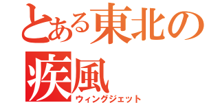 とある東北の疾風（ウィングジェット）