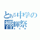 とある中学の響輝祭（文化祭）