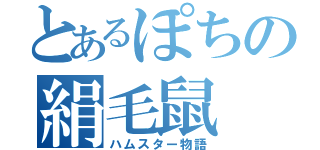 とあるぽちの絹毛鼠（ハムスター物語）