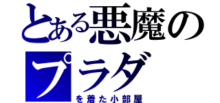 とある悪魔のプラダ（を着た小部屋）