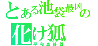 とある池袋最凶の化け狐（平和島静雄）