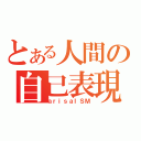 とある人間の自己表現（ａｒｉｓａＩＳＭ）