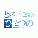 とある三毛猫のひとつの目標（ＴｗｉｔＣａｓｔｉｎｇ）