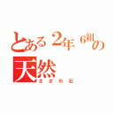 とある２年６組の天然（さざれ石）