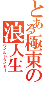 とある極東の浪人生（ワイルドタイガー）