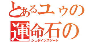 とあるユゥの運命石の扉（シュタインズゲート）