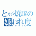 とある焼豚の嫌われ度（１００％）