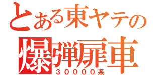 とある東ヤテの爆弾扉車（３００００系）