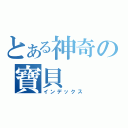 とある神奇の寶貝（インデックス）