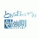 とあるおバカのの勉強期（そろそろ焦り）