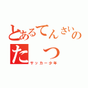 とあるてんさいのた　つ（サッカー少年）