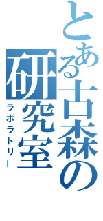 とある古森の研究室（ラボラトリー）