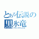 とある伝説の黒氷竜（ブラックキュレム）