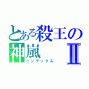 とある殺王の神嵐Ⅱ（インデックス）