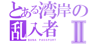 とある湾岸の乱入者Ⅱ（ＢＡＮＡ ＰＡＳＳＰＯＲＴ）