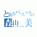 とあるバスケ部の森山 美結（ちっちゃいの）