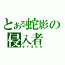 とある蛇影の侵入者（らりるれろ）