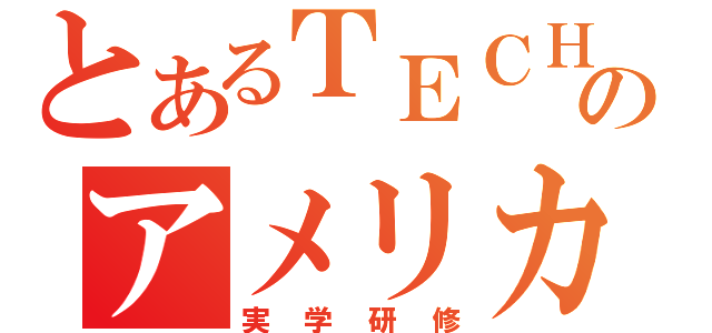 とあるＴＥＣＨ．Ｃのアメリカ（実学研修）