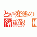 とある変態の衛重砲【怒頭】（ビッグボウガン）