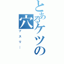 とあるケツの穴（ブスリ…）