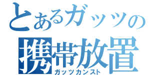 とあるガッツの携帯放置（ガッツカンスト）