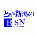 とある新潟のＢＳＮ（東京リベンジャーズを放送）