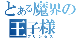 とある魔界の王子様（プリンセス）