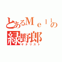 とあるＭｅｌｌｏｗの緑野郎（ギタリスト）