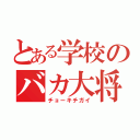 とある学校のバカ大将（チョーキチガイ）