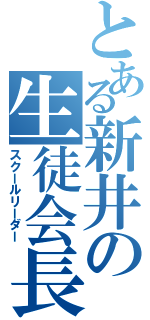 とある新井の生徒会長（スクールリーダー）