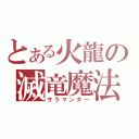 とある火龍の滅竜魔法（サラマンダー）