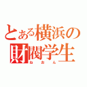 とある横浜の財閥学生（ねおん）