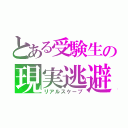 とある受験生の現実逃避（リアルスケープ）