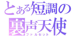 とある短調の裏声天使（ファルセット）