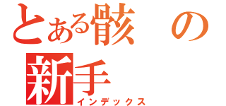 とある骸の新手（インデックス）